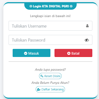 Register PGRI Kota Jakarta Barat - Persatuan Guru Republik Indonesia Cabang Kota Jakarta Barat